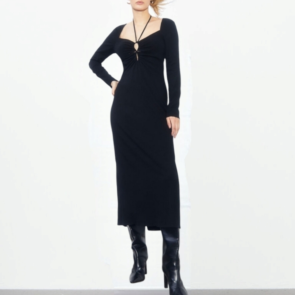 H&M Women's Halterneck Bodycon Dress NWT